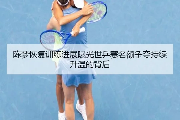 陈梦恢复训练进展曝光世乒赛名额争夺持续升温的背后